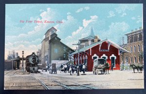 Mint USA picture postcard PPC Big Four Depot Kenton OH