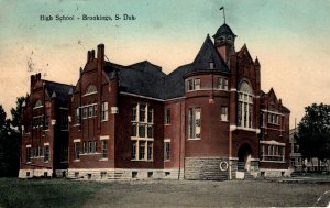 Brookings, South Dakota - A view of the Brookings High School - in 1908