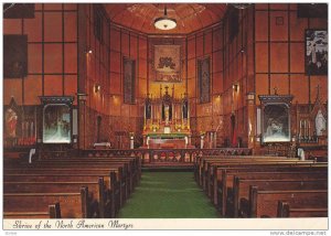 Interior,  Shrine Church at Midland,  Ontario,  Canada,  PU_1970