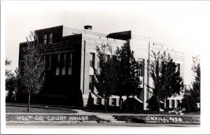 Real Photo Postcard Holt County Courthouse in O'Neill, Nebraska~137979