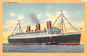 SS Queen Mary Cunard White Star Line Ship Unused 