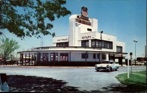 Las Vegas Nevada NV Train Station Depot Cars c1950s-60s Postcard