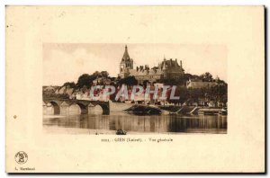 Gien Old Postcard General view