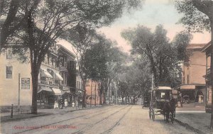 Fair Haven Connecticut Grand Avenue Business District Vintage Postcard AA61846