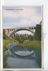 460551 Luxembourg Adolf Bridge Vintage postcard