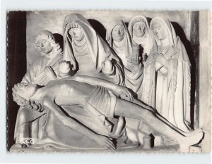 Postcard Piéta de Pierre, L'Eglise Monument Historique, Ahun, France