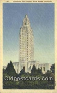 Baton Rouge, Louisiana, LA State Capital USA Unused light internal creases