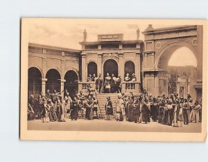 Postcard Christ before Pilate, Passion Play Oberammergau, Germany