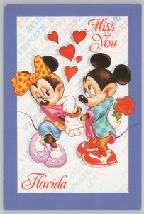 Theme Park~Mickey's FL Coll~Valentine~Mickey & Minnie~Disney~Continental PC