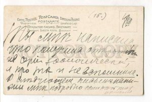 285603 HUNT Forest ELK by MULLER Mueller Vintage postcard