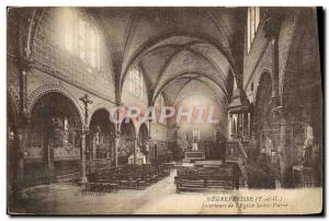 Old Postcard Negrepelisse Interior L & # 39Eglise Saint Pierre