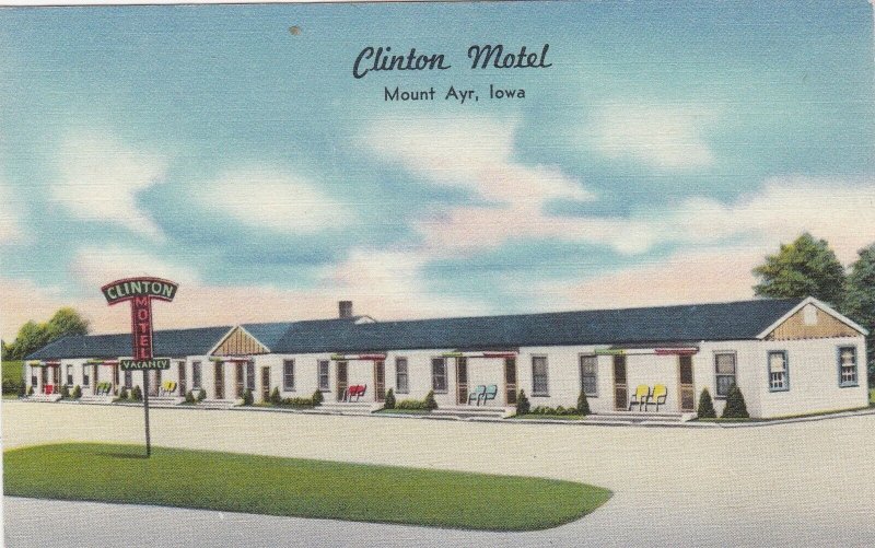 Iowa Mount Ayr The Clinton Motel sk5643