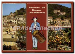 Postcard Modern Bormes les Mimosas Var