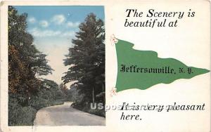 Scenery is Beautiful Jeffersonville NY writing on back