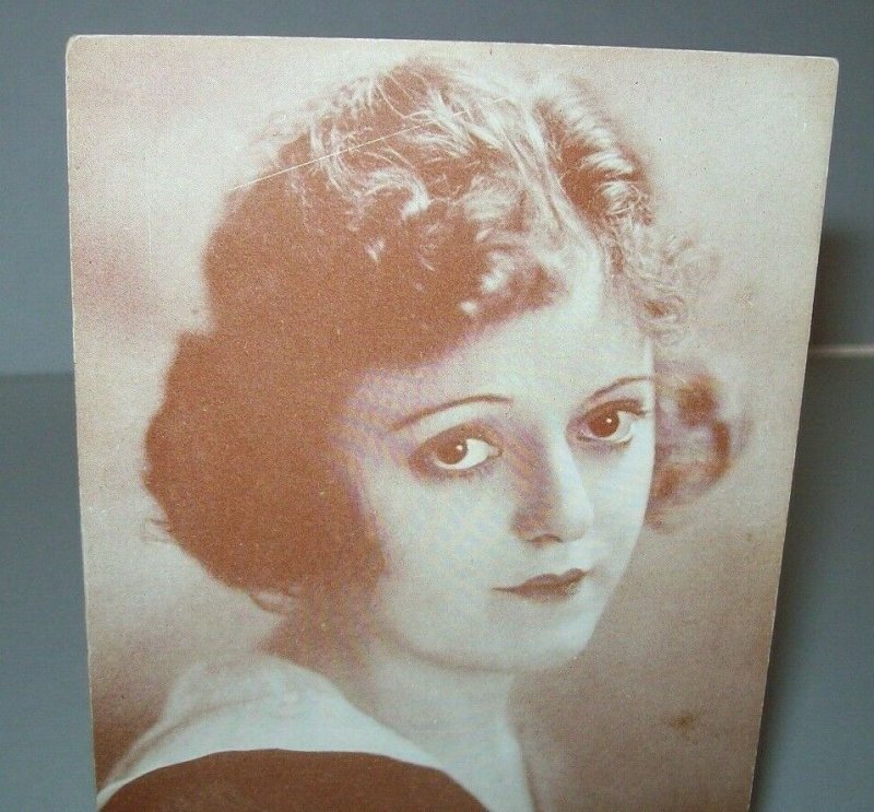 Billie Rhodes Postcard Unused Vintage American Actress Silent Films Arcade Card