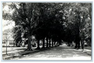 c1940's Cary Avenue Residence Home Street View Jennings LA RPPC Photo Postcard