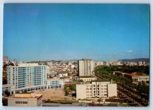 Tourist Brazil Postcard Partial View Ave. Osvaldo Aranha 1973 Posted Vintage