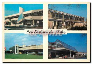 Modern Postcard The 59 North metro stations