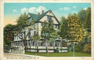 Bellevue Inn Delaware Water Gap Pennsylvania Pa Postcard