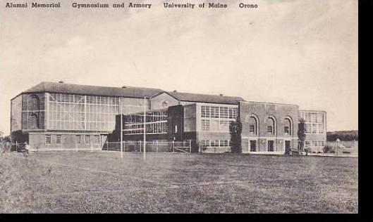 Maine Orono Alumni Memorial Gymnasium And Armory University Of Maine Albertype