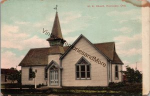M.E. Church Hennessey Oklahoma Postcard PC360
