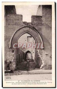 Old Postcard Villeneuve Avignon Grande Rue