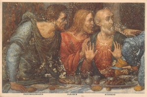 A018 Italy Milan Last Supper -Leonardo Da Vinci detail Jakobus Andreas postcard