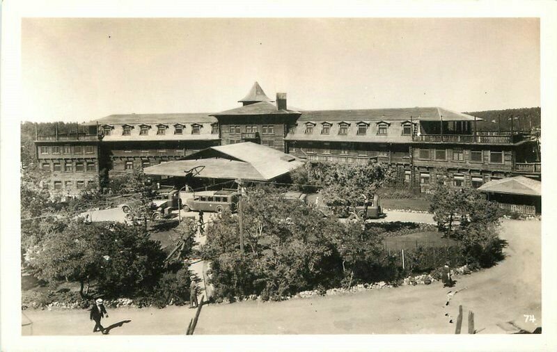 El Tovar Hotel Grand Canyon Arizona 1930s RPPC Photo Postcard 13071