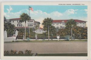 Florida FL Postcard c1910 SEABREEZE Princess Issena Hotel Building