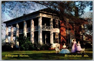 Vtg Birmingham Alabama AL Arlington Historical Shrine Antebellum Home Postcard