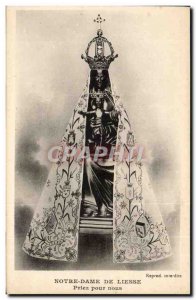 Old Postcard Our Lady of Liessse Pray for us