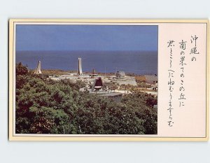 Postcard Memorial Park at the old battlefield, Mabuni, Itoman, Japan