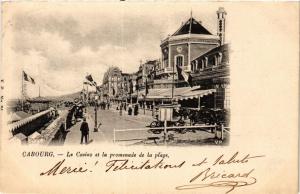 CPA CABOURG - Le Casino et la promenade de la plage (422486)