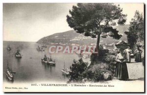 Villefranche sur Mer - L & # 39Escadre - Nice surroundings - Old Postcard