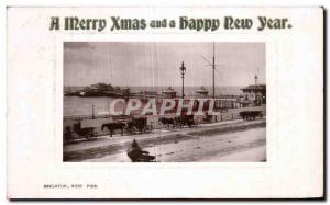 Old Postcard Brighton West Pier