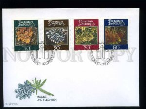 210388 Liechtenstein Mosses and lichens FDC