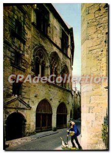 Postcard Modern Sarlat Dordogne Hotel Plamon