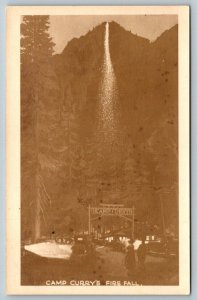 RPPC  Camp Curry  Yosemite National Park  California   Postcard