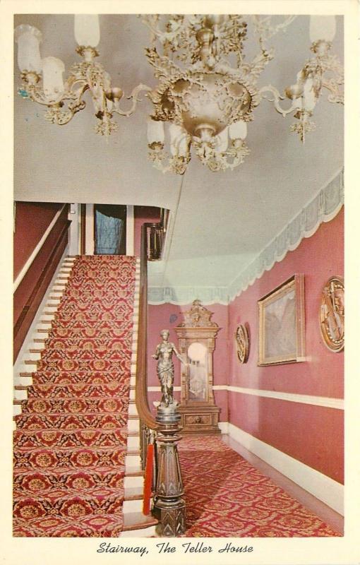 Teller House Central City Colorado CO stairway Postcard