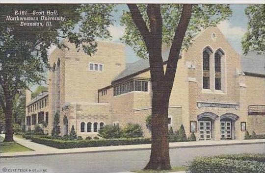 Illinois Evanston Scott Hall Northwestern University