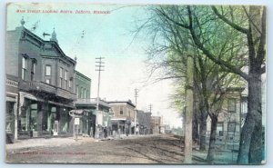 DE SOTO, Missouri MO ~ MAIN STREET Scene c1910s Jefferson County  Postcard