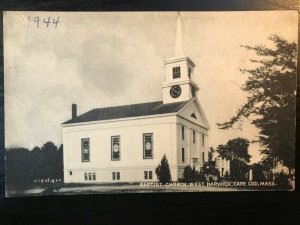 Vintage Postcard 1944 Baptist Church, West Harwich, Cape Cod, Massachusetts (MA)