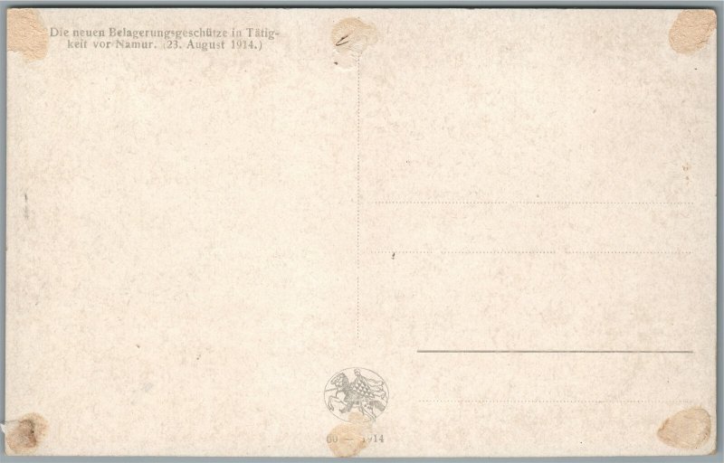 1914 SIEGE OF NAMUR WWI ERA ANTIQUE POSTCARD