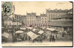 Postcard Old Rennes Walk Fish TOP