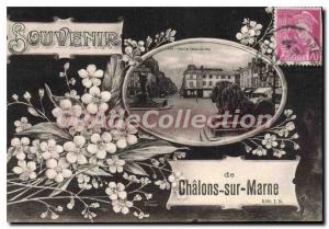 Old Postcard Chalons Sur Marne memory