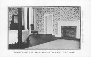 Bardstown KY Federal Hill My Old Kentucky Home 2nd Story Bedroom 1926 Postcard