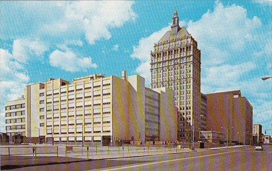 New York Rochester The 19 Story Kodak Office Tower Rises Above The Buildings ...