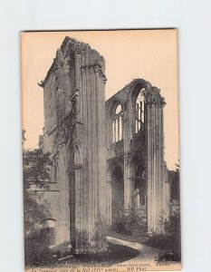 Postcard Haines du Transent, côté de la Nef, Abbaye de Saint-Wandrille, France