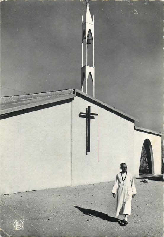 Eglise de Notre Dame des Sables Hassi-Messaoud Sahara photo postcard