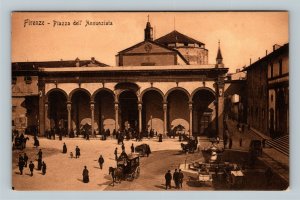 Firenze - Piazza dell' Annunziata Cartolina Postale Italiana